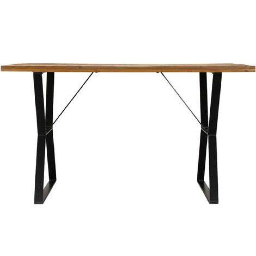 Table Haute Et Bar * | Acheter Fimei Table De Salle A Manger 140X80X76Cm Bois De Recuperation Massif