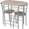 Table Haute Et Bar * | Le Moins Cher Hommoo Ensemble De Meuble Pour Salle A Manger Mdf Hdv09585