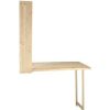 Table Haute Et Bar * | Sortie Esschert'S Garden Bar D'Exterieur Avec Table Mange Debout Integre Beige Beige