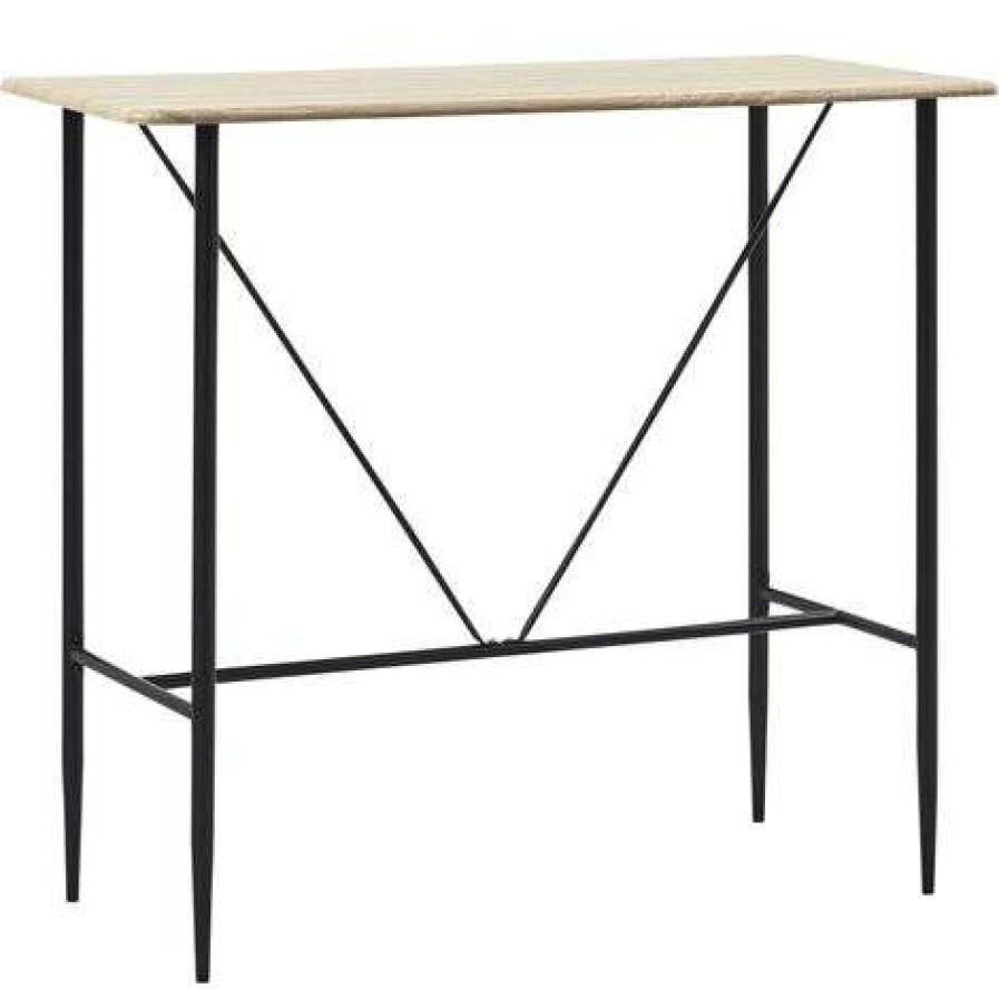 Table Haute Et Bar * | Meilleur Prix Topdeal Ensemble De Bar 5 Pcs Similicuir Gris