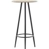 Table Haute Et Bar * | Budget Youthup Table De Bar Chene 60 X 107,5 Cm Mdf