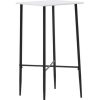 Table Haute Et Bar * | Promo Asupermall Table De Bar Blanc 60 X 60 X 111 Cm Mdf