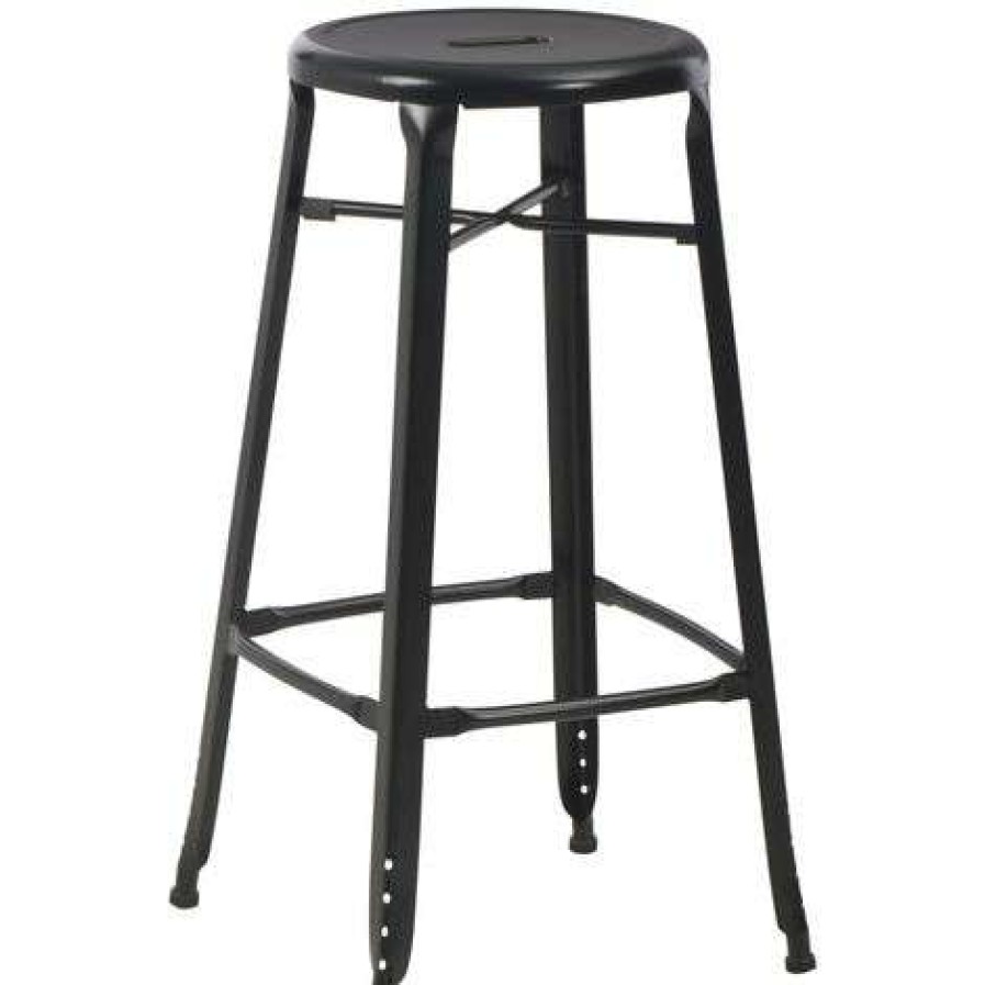 Table Haute Et Bar * | Meilleure Vente Asupermall Mobilier De Bar 3 Pcs Acier Noir