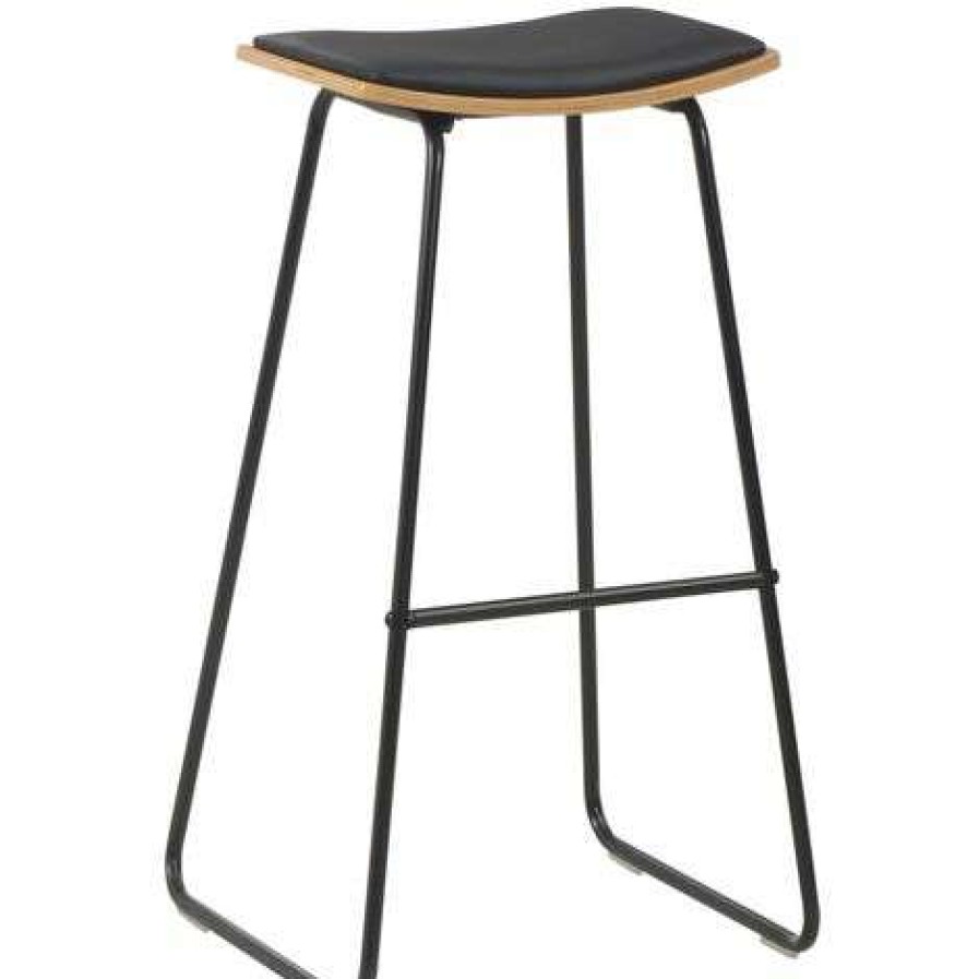 Table Haute Et Bar * | Sortie Asupermall Mobilier De Bar 3 Pcs Acier Noir