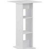 Table Haute Et Bar * | Meilleure Vente True Deal Table De Bar Blanc 60X60X110 Cm