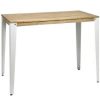 Table Haute Et Bar * | Top 10 Table Mange Debout Lunds 60X140X110Cm Blanc-Vieilli. Box Furniture Blanc