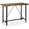 Table Haute Et Bar * | Bon Marche Hommoo Table De Bar Bois Massif De Recuperation 150 X 70 X 107 Cm Hdv11430