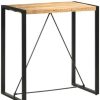 Table Haute Et Bar * | Meilleure Vente True Deal Table De Bar 110X60X110 Cm Bois De Manguier Massif