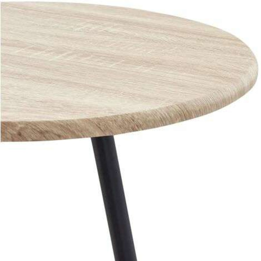 Table Haute Et Bar * | Promo Asupermall Table De Bar Chene 60 X 107,5 Cm Mdf