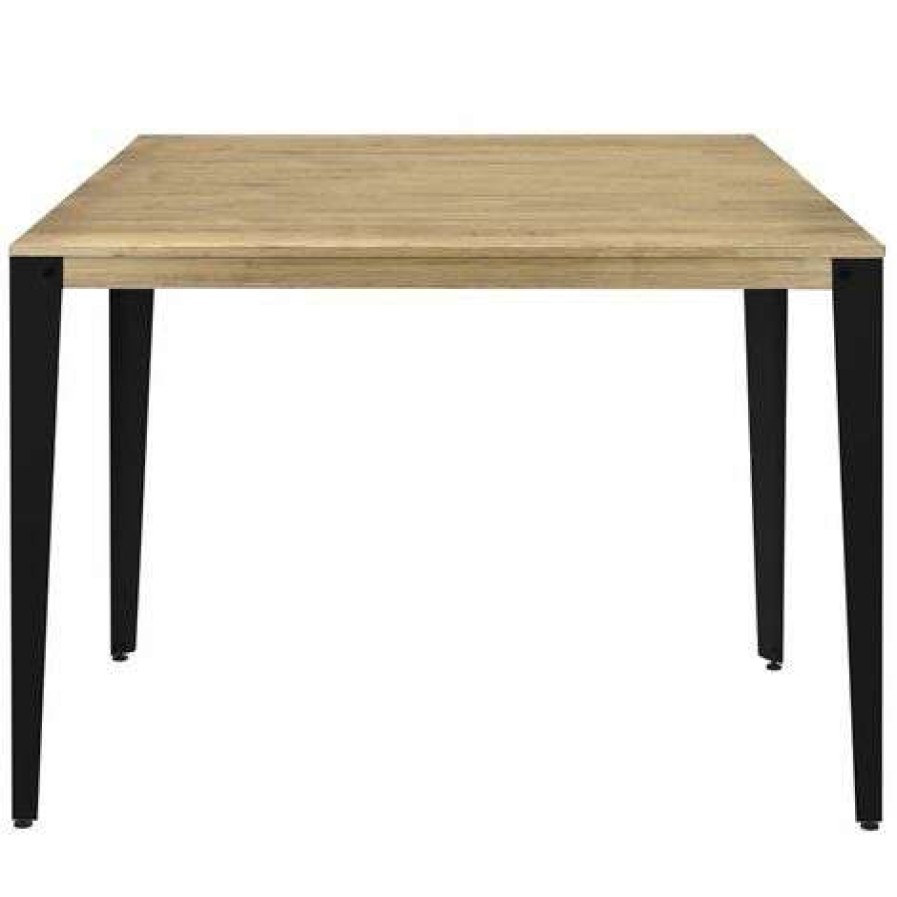 Table Haute Et Bar * | Meilleur Prix Table Mange Debout Lunds 80X160X110Cm Noir-Vieilli. Box Furniture Noir