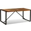 Table Haute Et Bar * | Meilleure Affaire Fimei Table De Salle A Manger Bois De Recuperation Massif 180 Cm