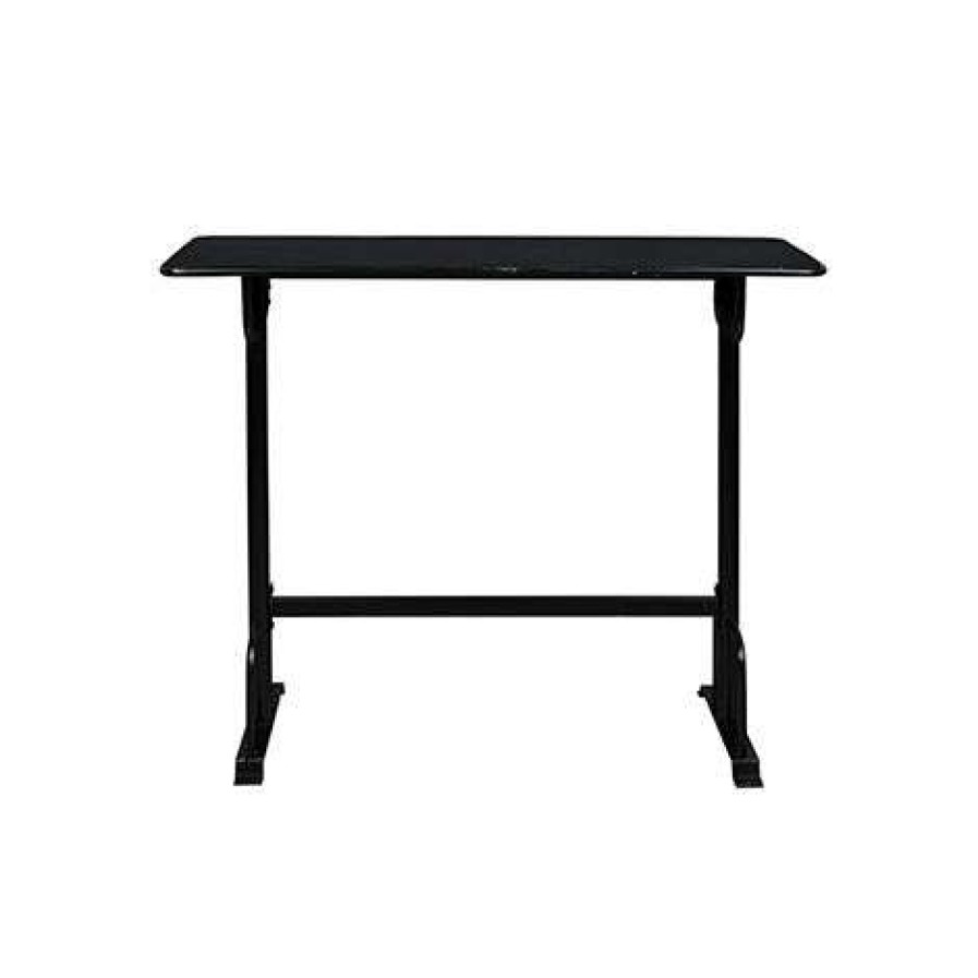 Table Haute Et Bar * | Nouveau Dutchbone Table De Bar 140X50X104 Cm En Metal Noir