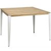 Table Haute Et Bar * | Meilleure Vente Table Mange Debout Lunds 80X160X110Cm Blanc-Vieilli. Box Furniture Blanc