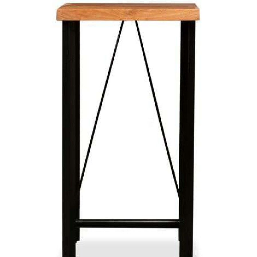 Table Haute Et Bar * | Meilleur Prix Table De Bar Bois Massif D'Acacia 60X60X107 Cm Vidaxl