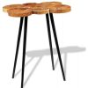 Table Haute Et Bar * | Meilleure Affaire Topdeal Table De Bar Bois D'Acacia Massif 90 X 60 X 110 Cm Vdff10196_Fr