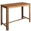 Table Haute Et Bar * | Meilleure Vente Topdeal Table De Bar Bois D'Acacia Solide 150 X 70 X 105 Cm