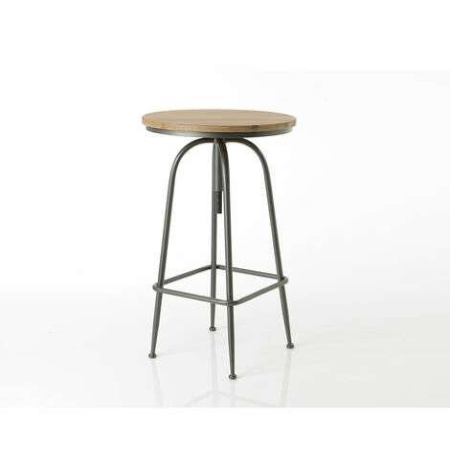 Table Haute Et Bar * | De Gros Amadeus Table De Bar Ronde Cabanon Multicolore