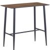 Table Haute Et Bar * | Top 10 Paris Prix Table De Bar Design Mange Debout 115Cm Naturel