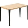 Table Haute Et Bar * | Top 10 Table Mange Debout Lunds 80X160X110Cm Noir-Naturel. Box Furniture Noir