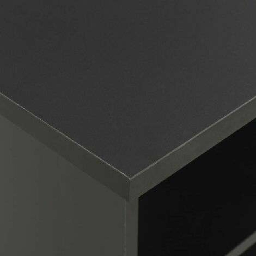 Table Haute Et Bar * | Coupon Hommoo Table De Bar Noir 60X60X110 Cm Hdv22357