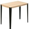 Table Haute Et Bar * | Bon Marche Table Mange Debout Lunds 60X140X110Cm Noir-Naturel. Box Furniture Noir