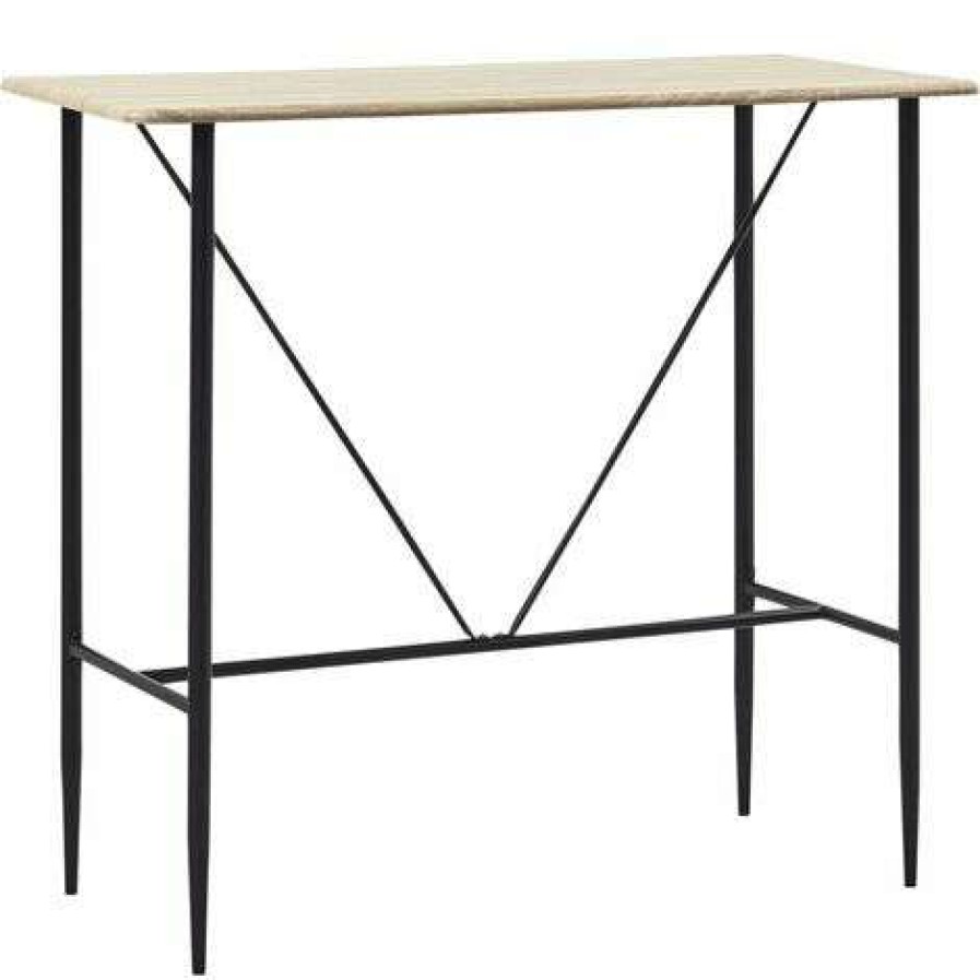 Table Haute Et Bar * | Budget Hommoo Ensemble De Bar 5 Pcs Similicuir Gris Hdv33095