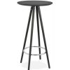 Table Haute Et Bar * | Bon Marche Paris Prix Table De Bar En Bois Lizon 110Cm Noir